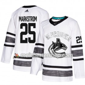 Vancouver Canucks Jacob Markstrom 25 2019 All-Star Adidas Weiß Trikot Authentic - Herren